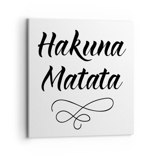 Schilderen op canvas - Beste advies - 70x70 cm