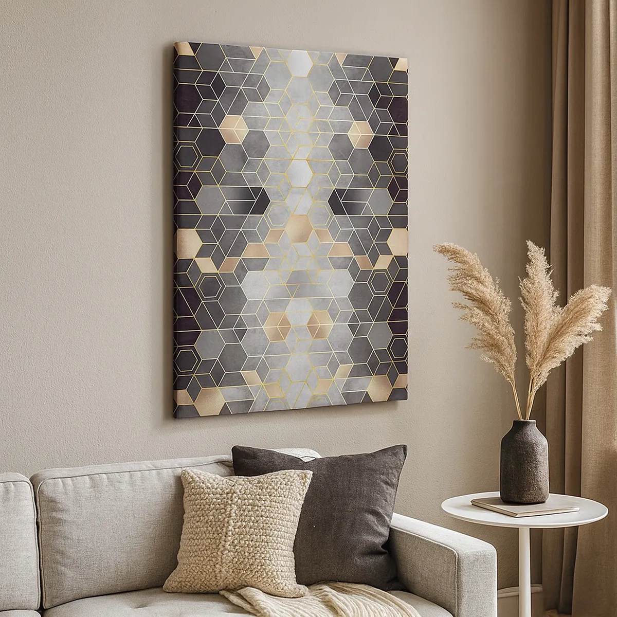 Schilderen op canvas - Diamant samenstelling - 50x70 cm