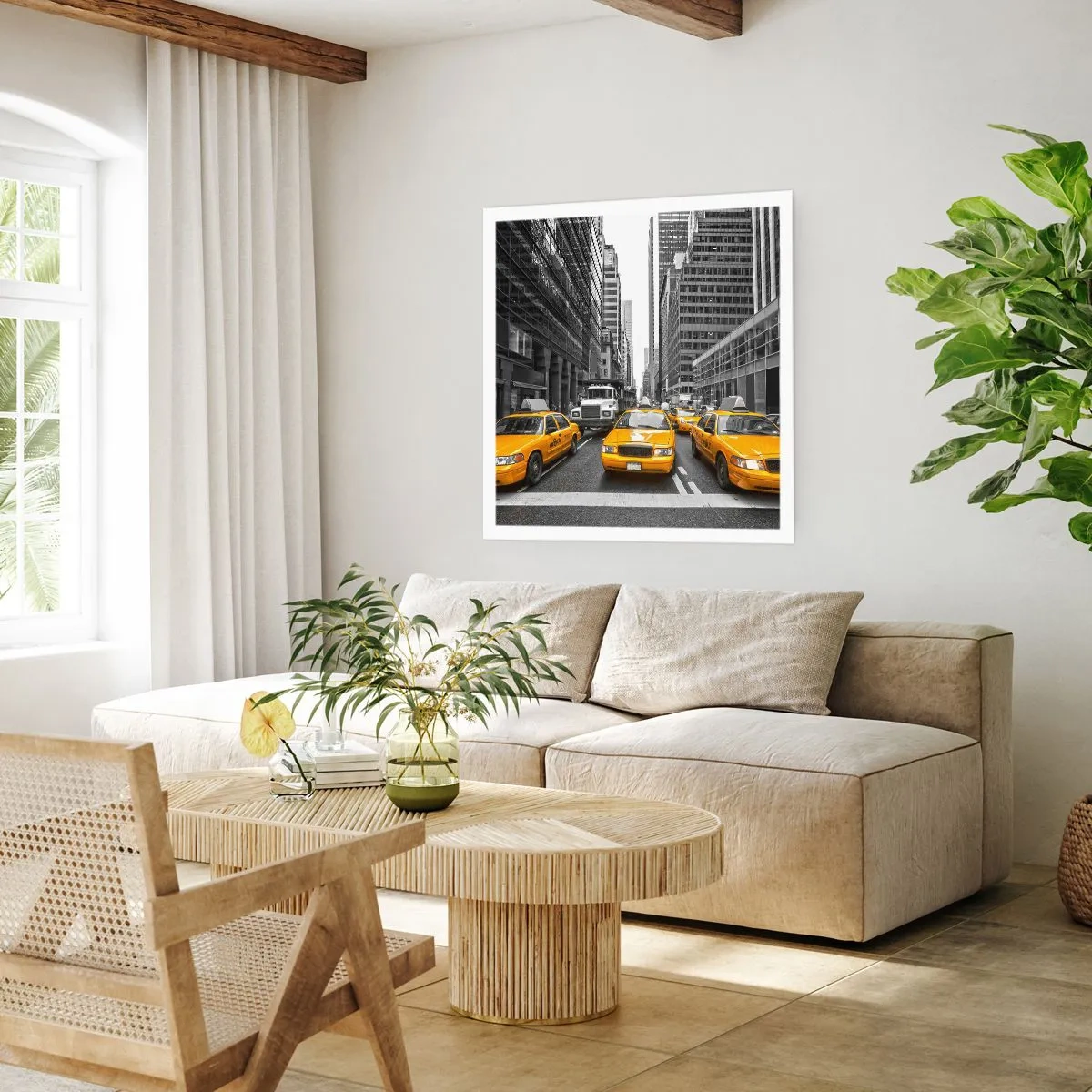 Poster - Wij geven de stad de kleuren - 50x50 cm