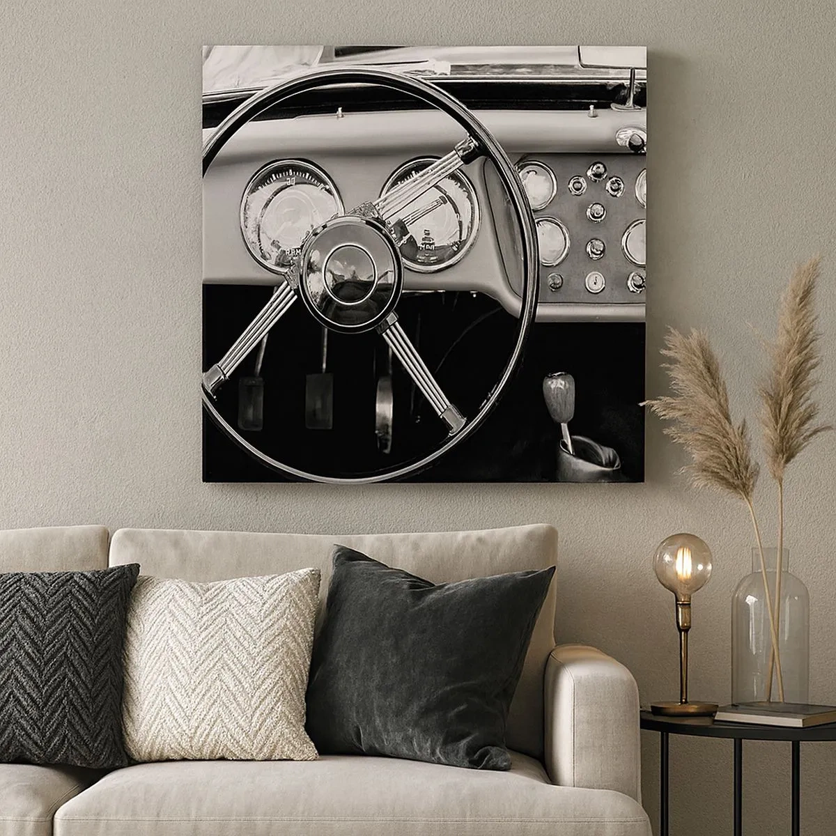 Schilderen op canvas - De droom van een verzamelaar - 30x30 cm