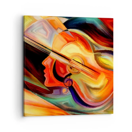 Schilderen op canvas - Alles in orde - 70x70 cm