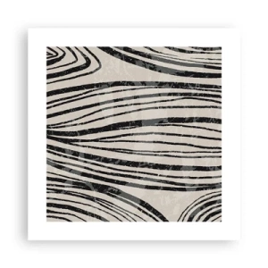 Poster - Lijnoverstromingsvlakte - 40x40 cm