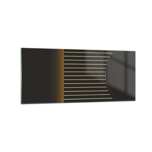 Schilderen op glas - Verken de duisternis - 120x50 cm