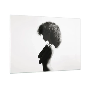 Schilderen op glas - Als een bloem op een slanke stengel - 100x70 cm