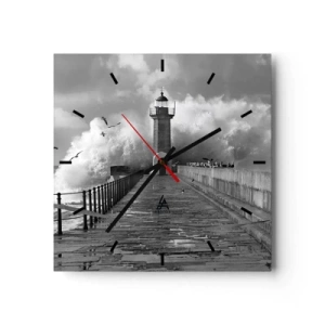 Wandklok - Klok - Onbevreesd - 40x40 cm