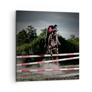 Schilderen op canvas - Samen naar de overwinning - 50x50 cm