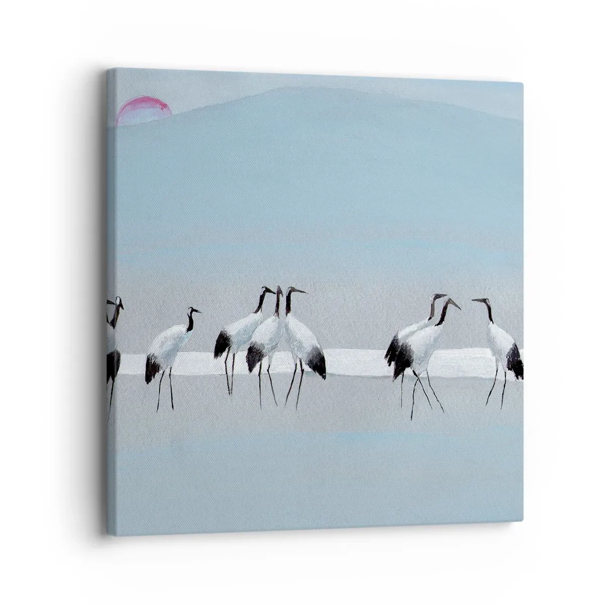 Schilderen op canvas - Na een warme dag - 30x30 cm