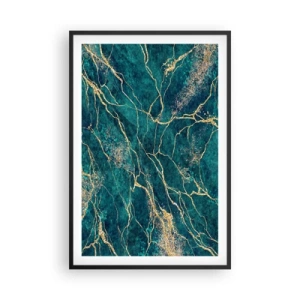 Poster in een zwarte lijst - Goudmijn - 61x91 cm