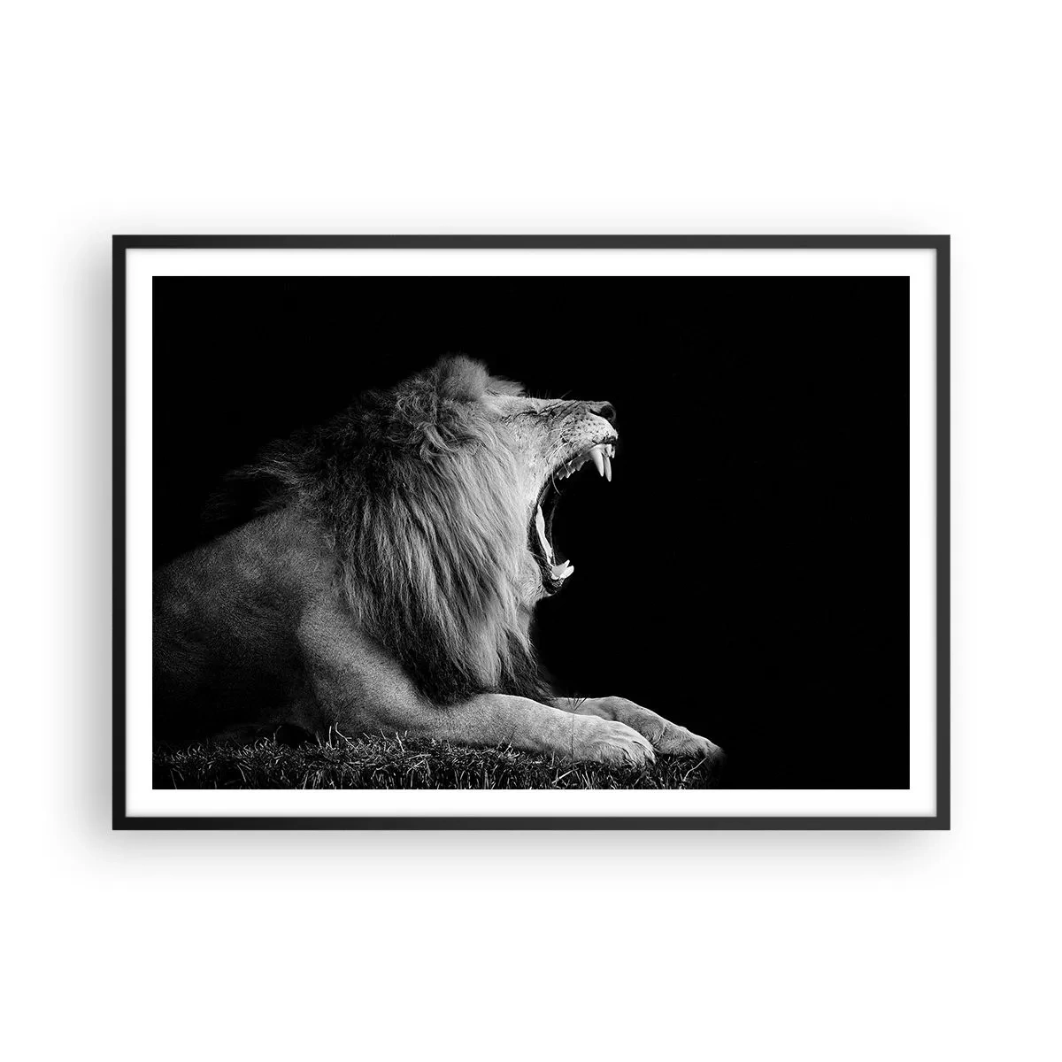 Poster in een zwarte lijst - Zonder enige twijfel - 100x70 cm