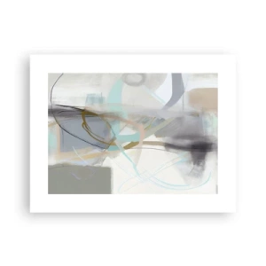 Poster - Mistige abstractie - 40x30 cm