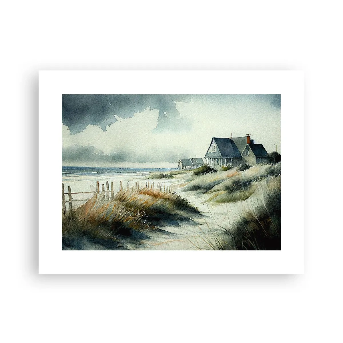 Poster - Weg van de drukte - 40x30 cm
