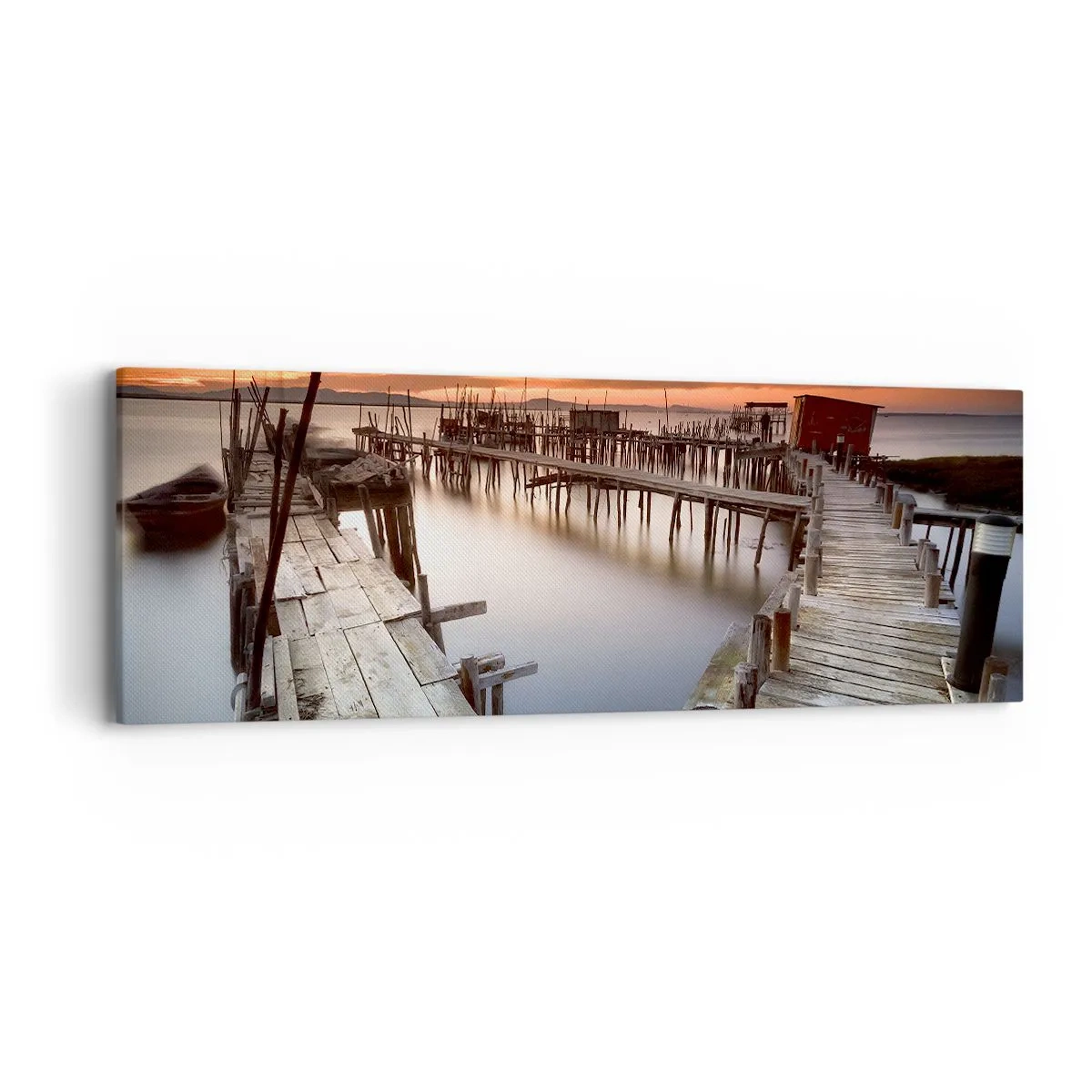 Schilderen op canvas - Authentiek, geen toeristendummy? - 90x30 cm