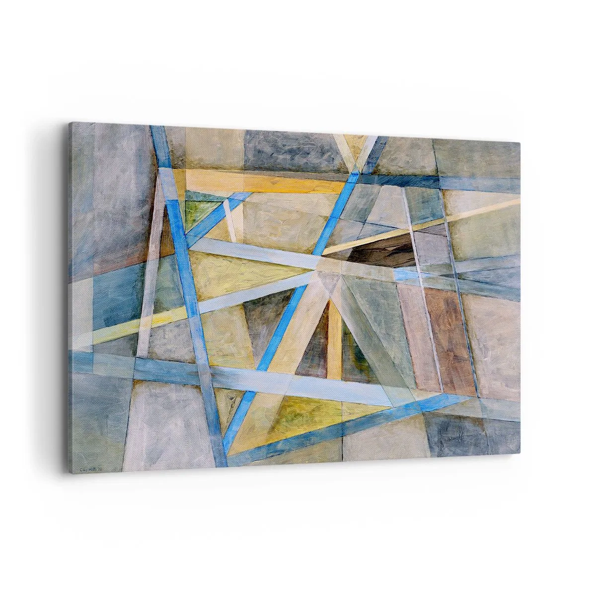 Schilderen op canvas - Recht of diagonaal? - 120x80 cm