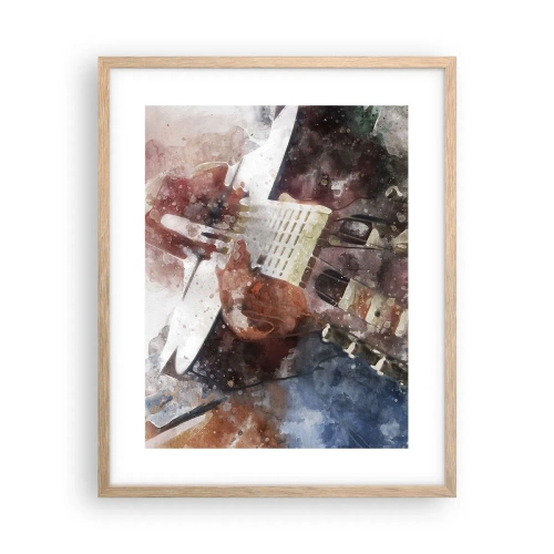 Een poster in een licht eiken lijst - En wat vind je ervan? - 40x50 cm