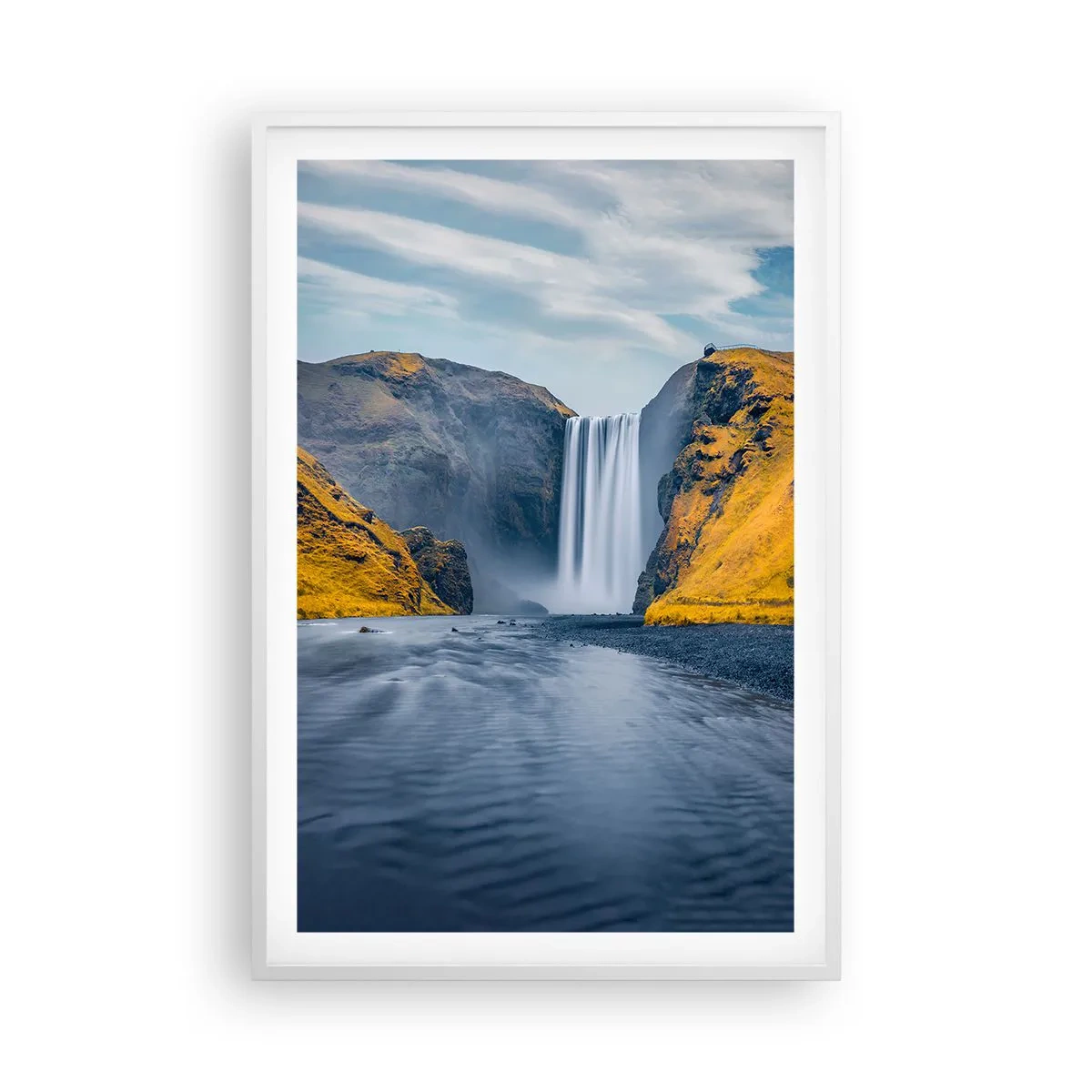 Poster in een witte lijst - Eeuwige duur, eeuwige beweging - 61x91 cm