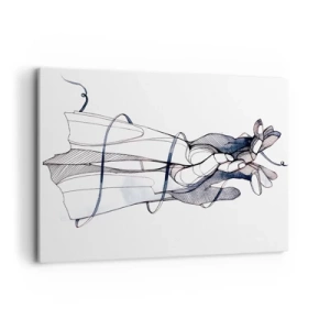 Schilderen op canvas - Touch-studie - 100x70 cm