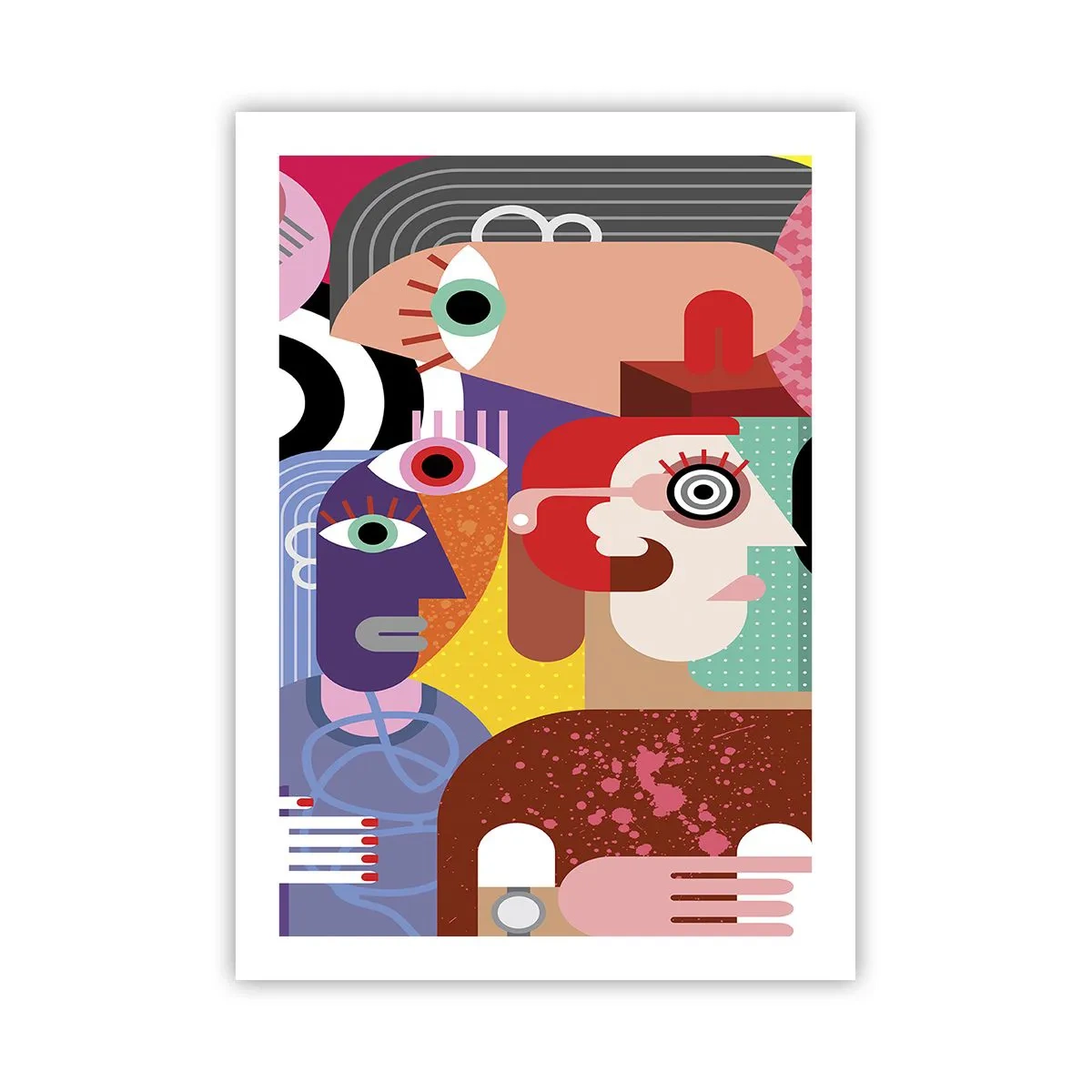 Poster - Wij zijn van de heer Picasso - 50x70 cm