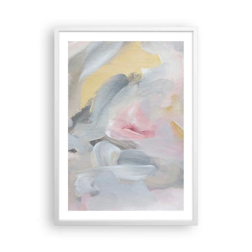 Poster in een witte lijst - In een pastelkleurige wereld - 50x70 cm