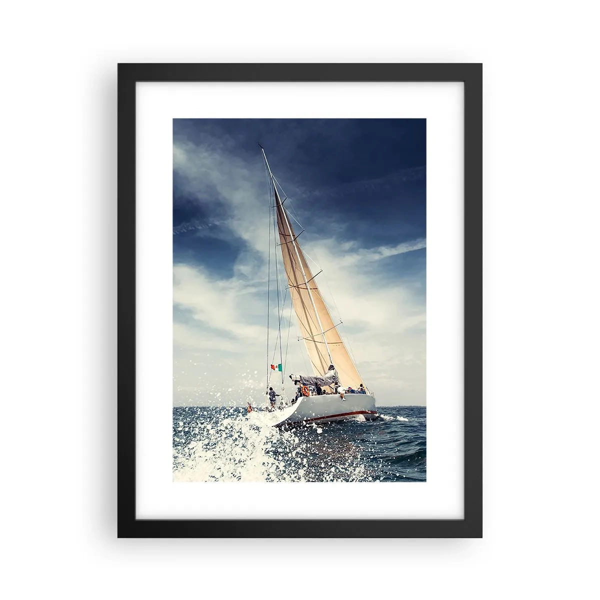 Poster in een zwarte lijst - Ze halen ons niet in! - 30x40 cm