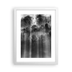 Poster in een witte lijst - In stromen van licht - 30x40 cm