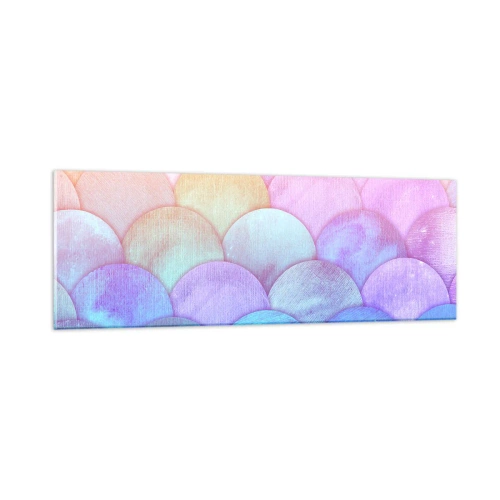Schilderen op glas - Parel schaal - 90x30 cm