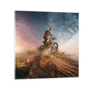 Schilderen op glas - Voor overwinning - 70x70 cm