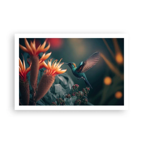 Poster - een werkelijk kleurrijk leven - 91x61 cm