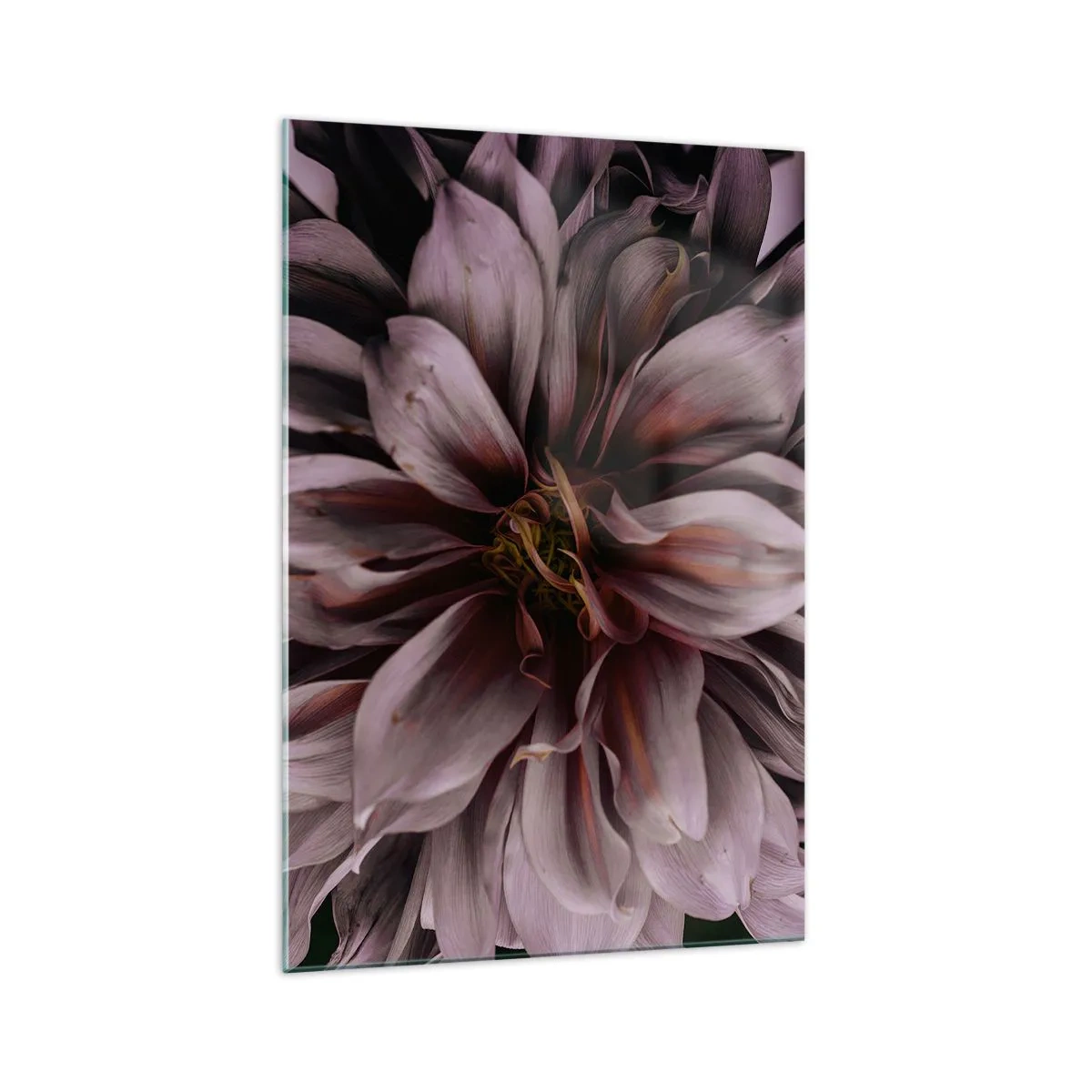 Schilderen op glas - Een bloemenhart - 70x100 cm