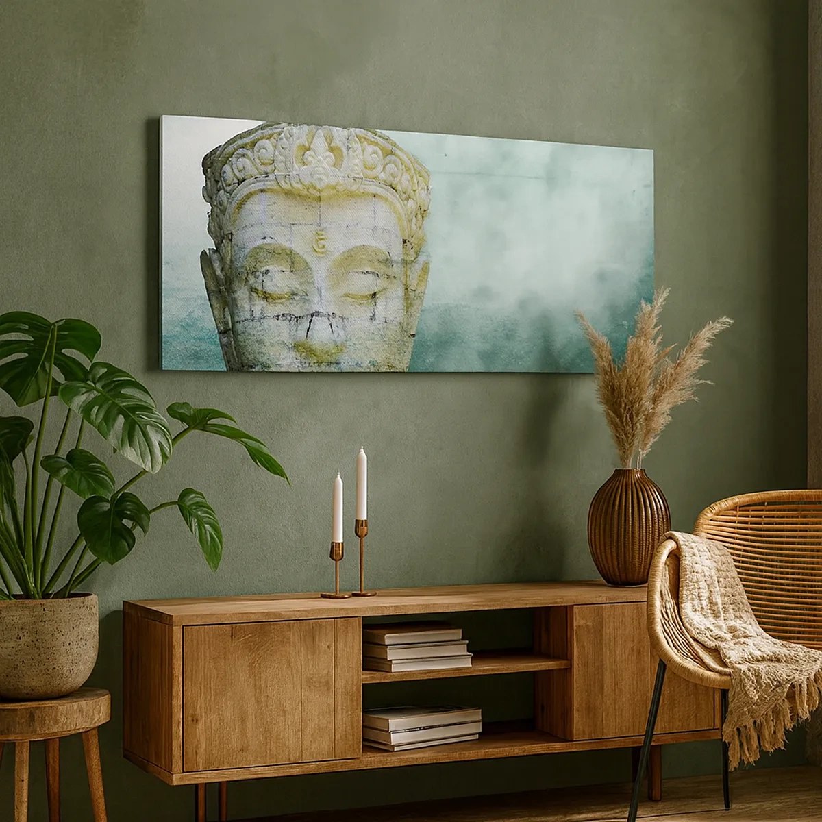 Schilderen op canvas - Op zoek naar het licht - 30x30 cm