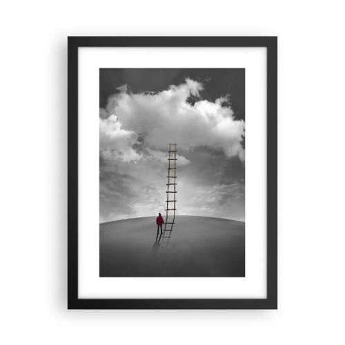 Poster in een zwarte lijst - Alles is mogelijk - 30x40 cm