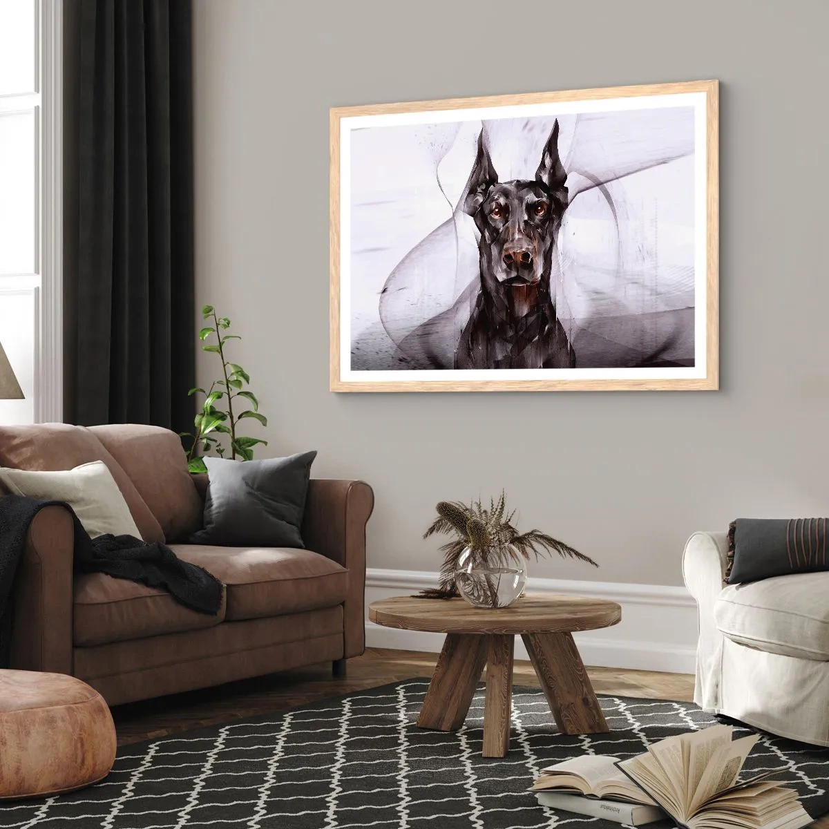 Een poster in een licht eiken lijst - Hooggeboren - 40x30 cm