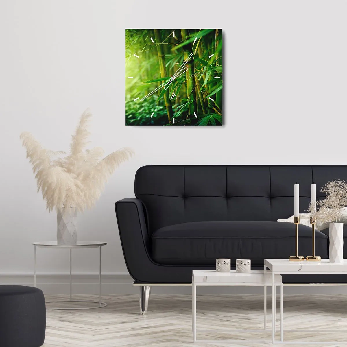 Wandklok - Klok - Maak kennis met groen zelf - 30x30 cm