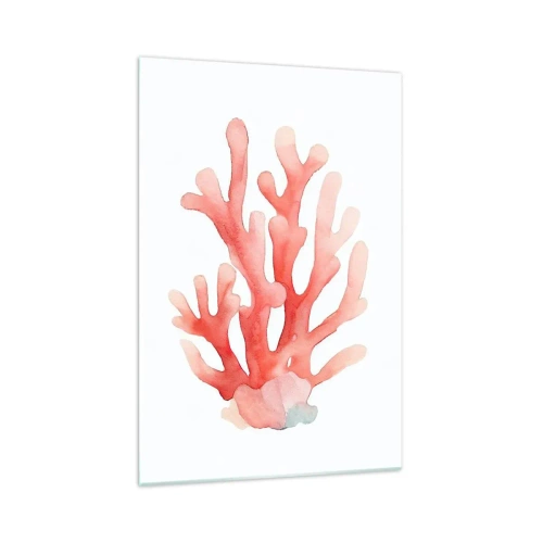 Schilderen op glas - Koraalkleurig koraal - 70x100 cm