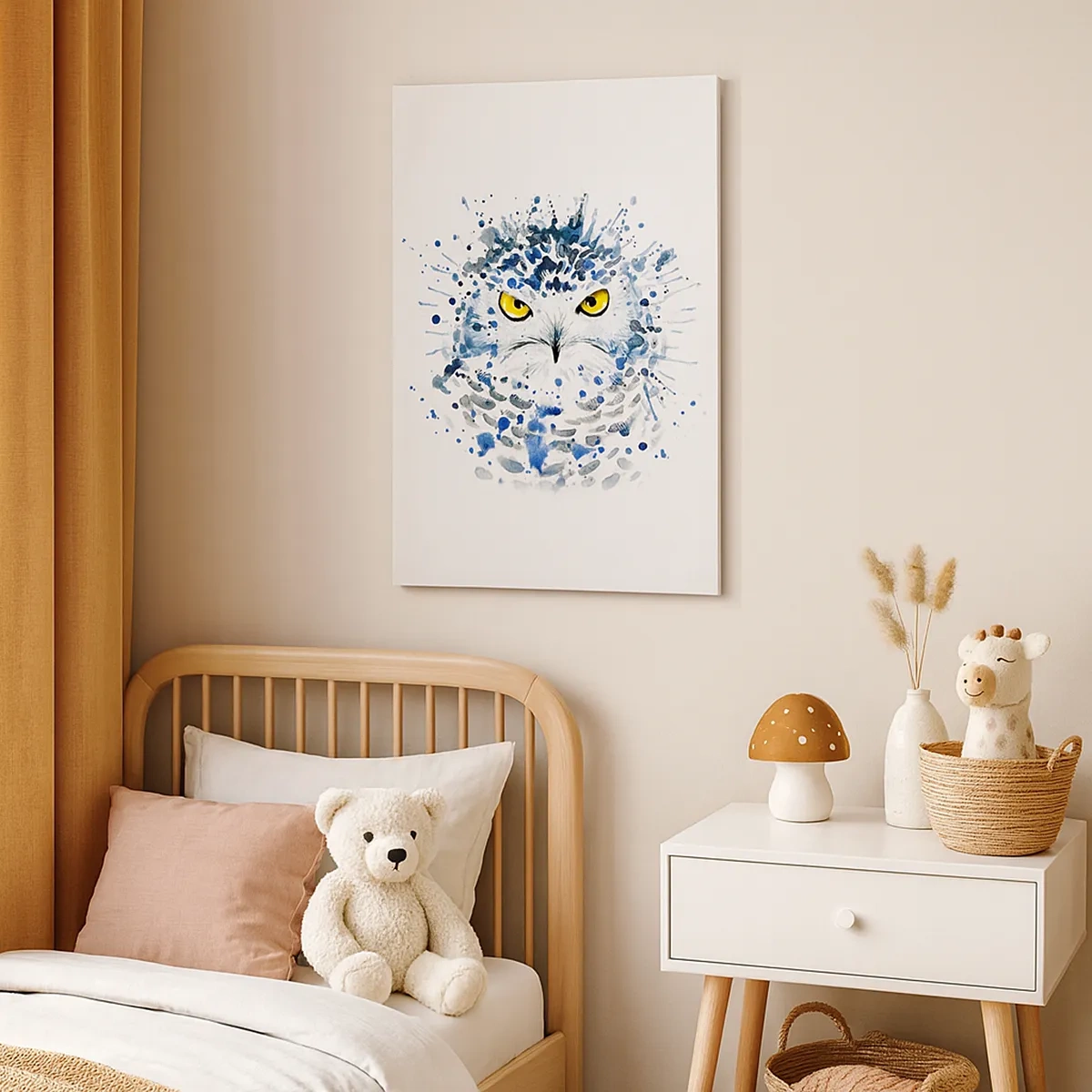 Schilderen op canvas - Recht in de ogen - 50x70 cm