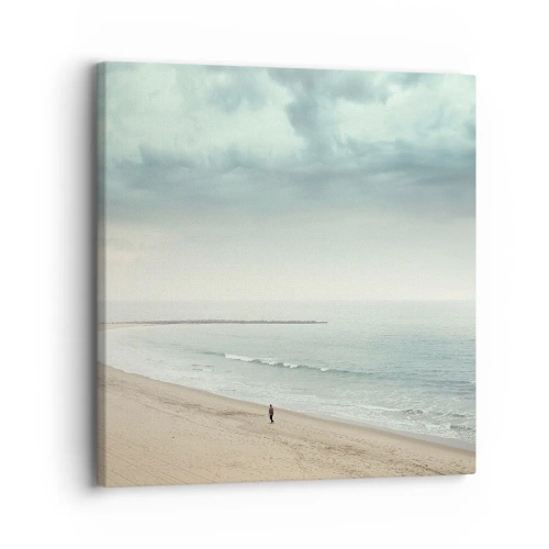Schilderen op canvas - op zoek naar vrede - 30x30 cm