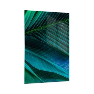 Schilderen op glas - De anatomie van groen - 70x100 cm