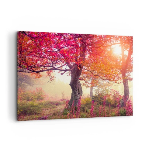Schilderen op canvas - Bloeiende razernij - 120x80 cm