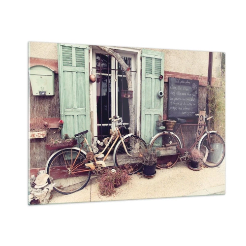 Schilderen op glas - Lang leve de provincie - 100x70 cm