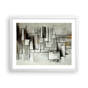 Poster in een witte lijst - De kracht van eenvoud - 50x40 cm