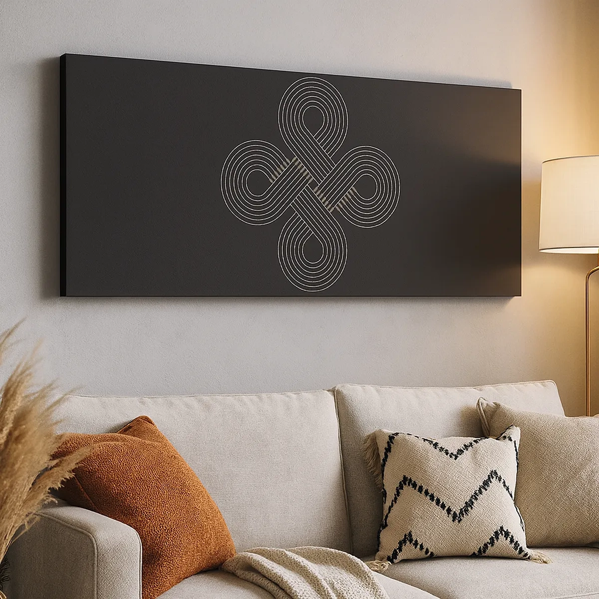 Schilderen op canvas - In de Keltische geest - 30x30 cm