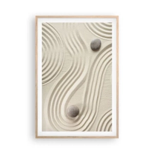 Een poster in een licht eiken lijst - Een vleugje warmte - 61x91 cm