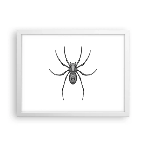 Poster in een witte lijst - Verontrustende precisie - 40x30 cm