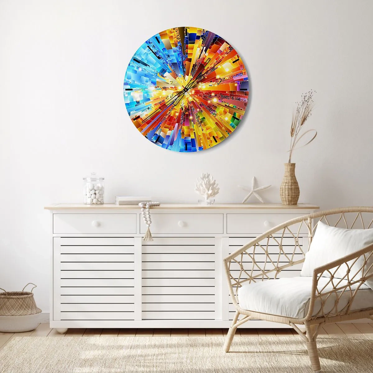 Wandklok - Klok - In medias res - 40x40 cm