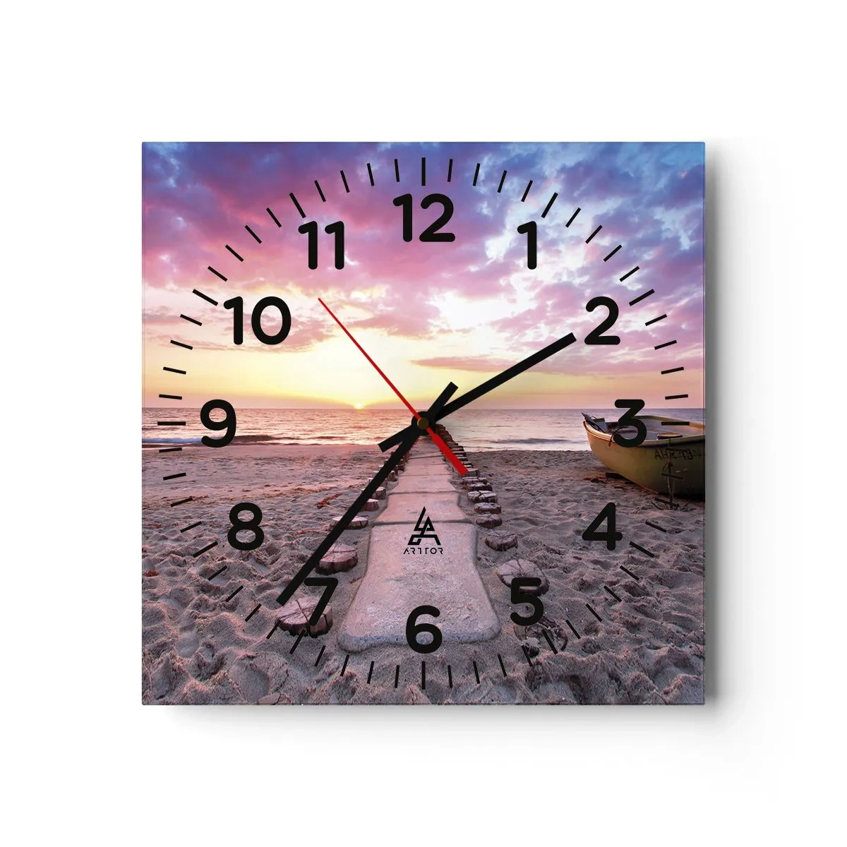 Wandklok - Klok - Een moment van diepe ervaring - 30x30 cm