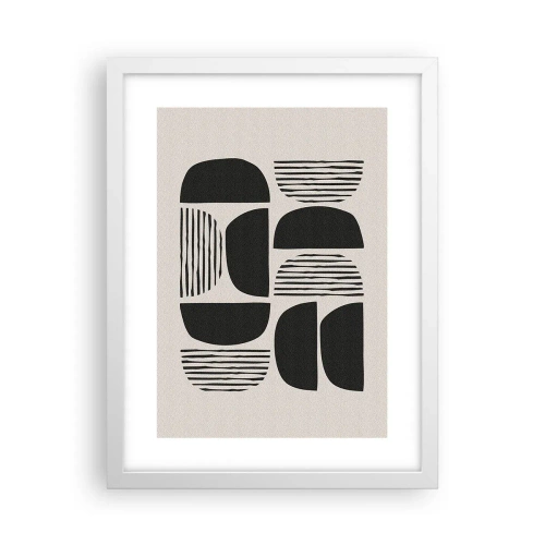 Poster in een witte lijst - Halfslachtige deals - 30x40 cm