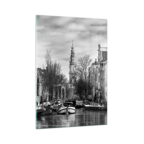 Schilderen op glas - Amsterdamse sferen - 50x70 cm