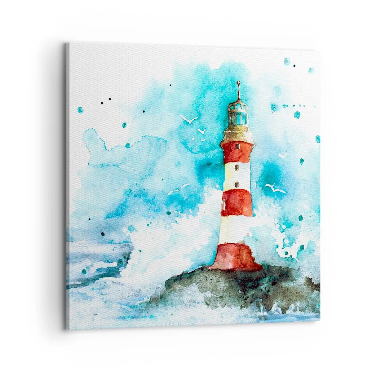 Schilderen op canvas - Eenheid van de elementen - 60x60 cm