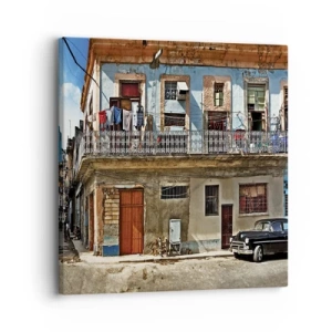 Schilderen op canvas - Havana-vibes - 30x30 cm