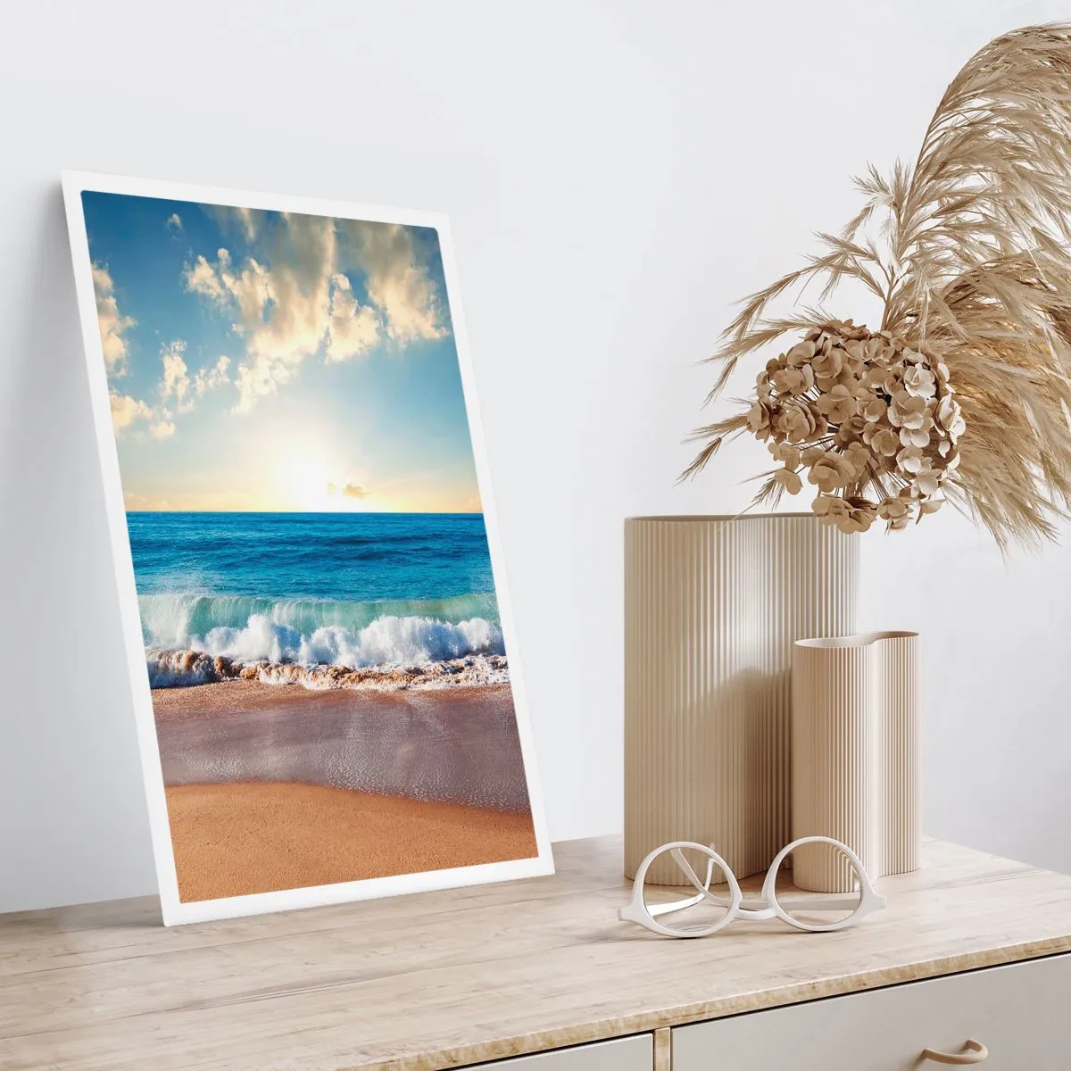 Poster - Beweging en stilte tegelijk - 70x100 cm