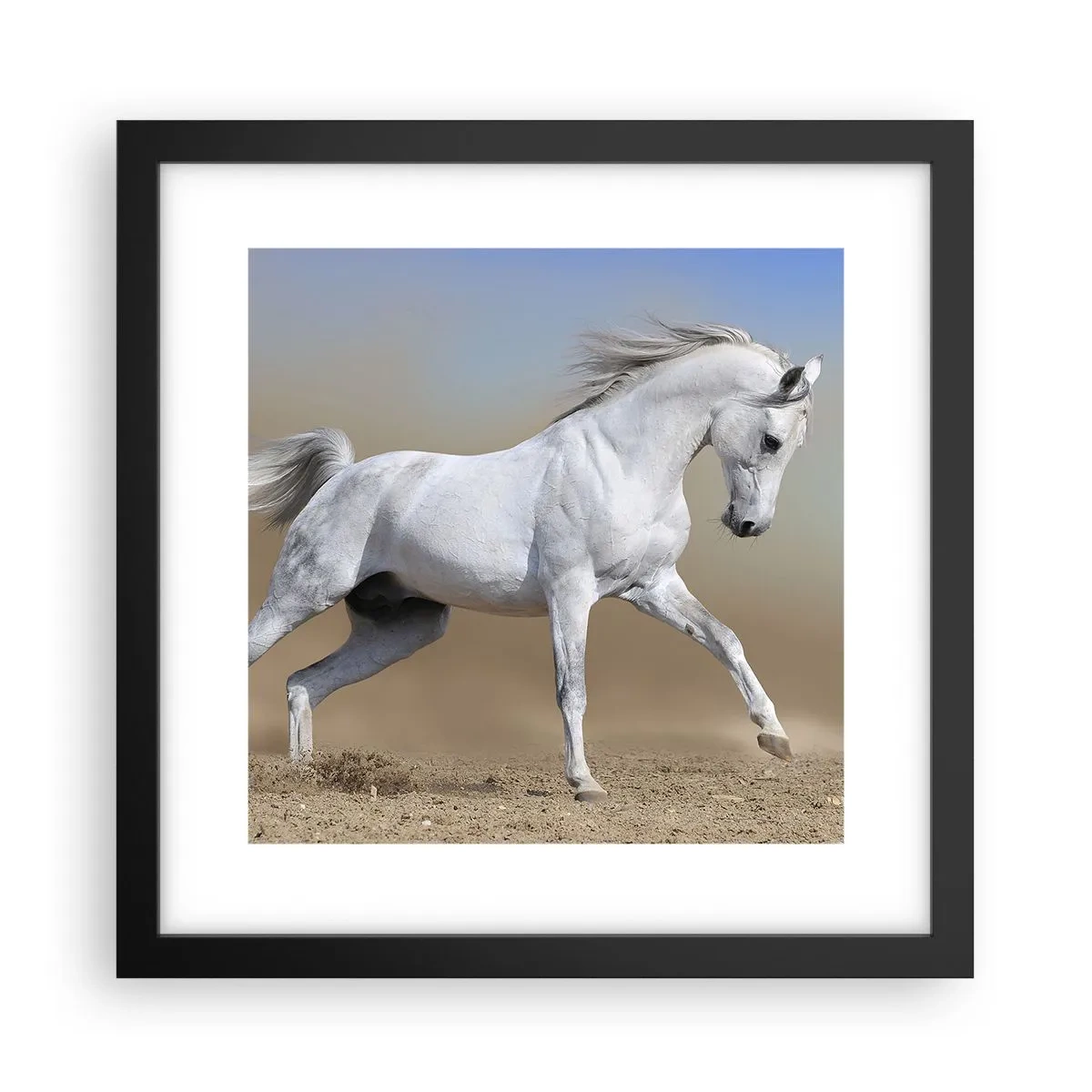 Poster in een zwarte lijst - Het mooiste Arabische sprookje - 30x30 cm